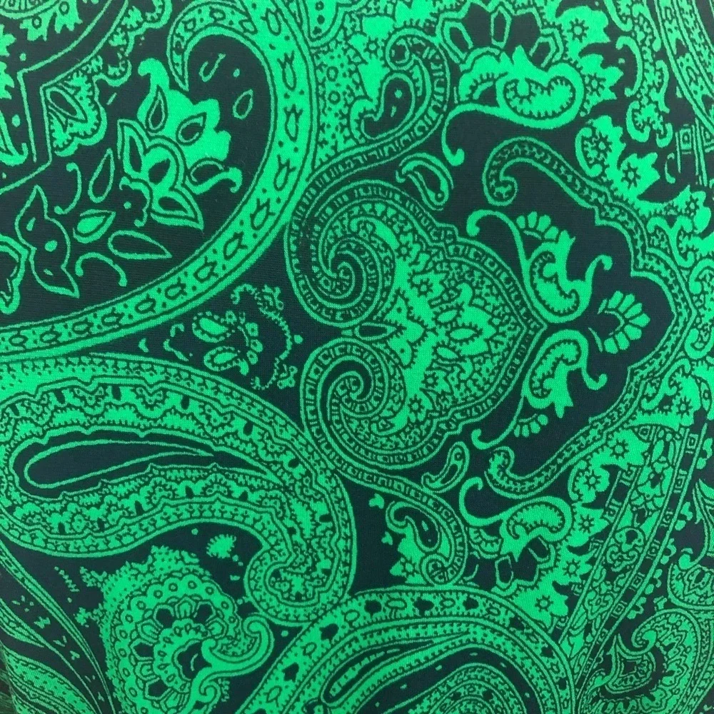 Michael Kors Paisley Surpluce Faux Wrap Dress